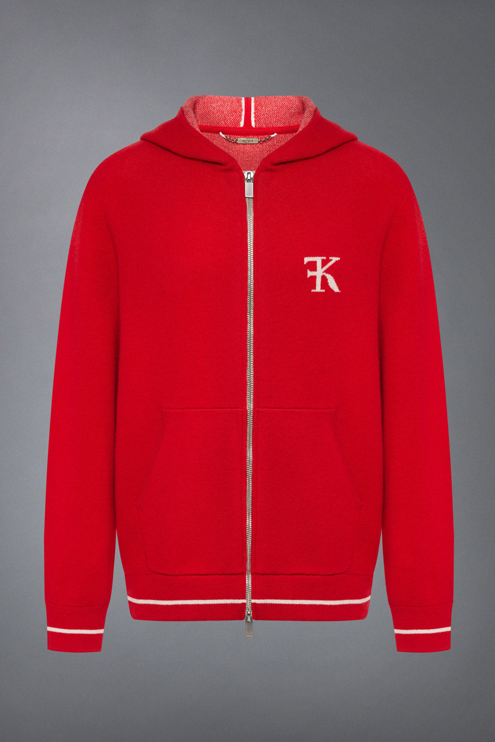 KOFI Wool Cashmere Full Zip Hoodie