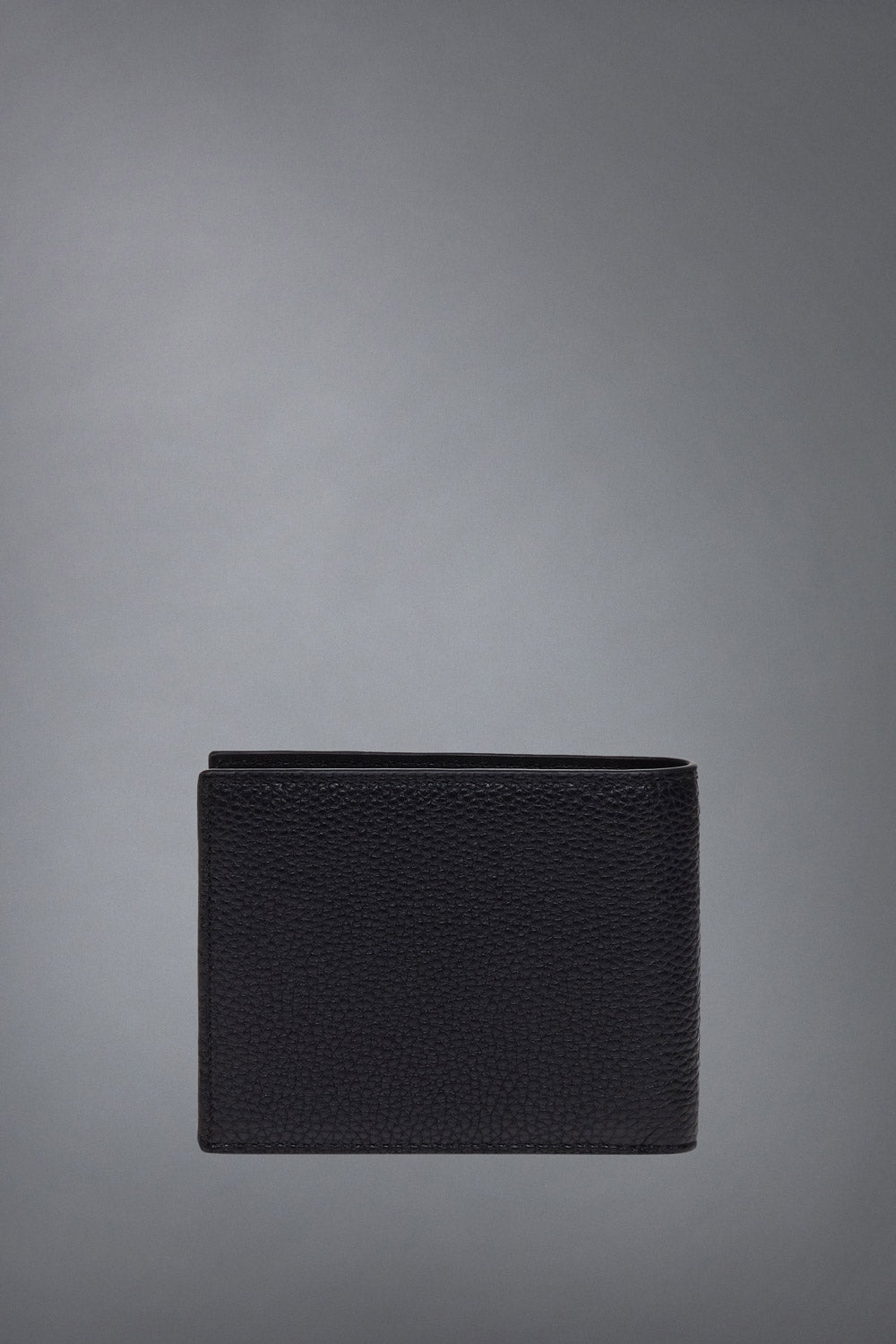 Black Grained Calfskin Wallet with KOFI Icon